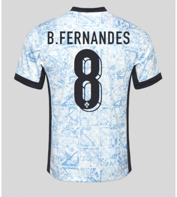 Portugal Bruno Fernandes #8 Udebanetrøje EM 2024 Kort ærmer